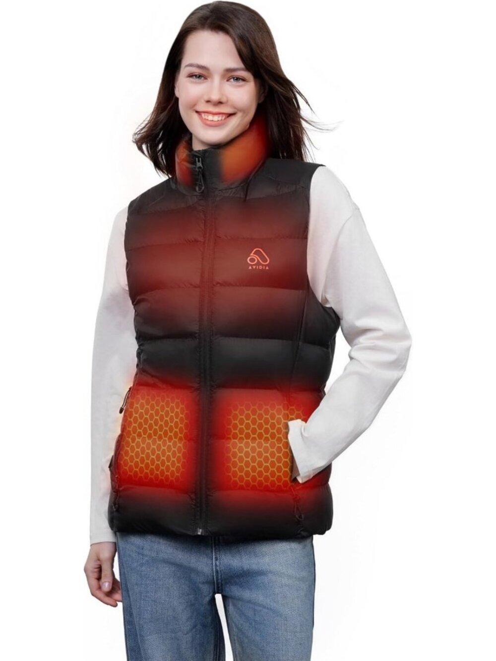 Lightweight Heated Vest for Women, Rechargeable Battery Pack, Perfect Gift Idea